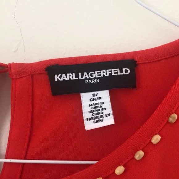 Karl Lagerfeld Smock Blouse - Picture 2 of 6